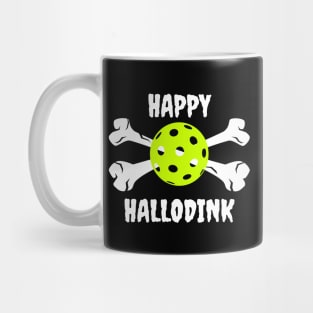 Halloween Pickleball Hallodink Funny Pickleball Mug